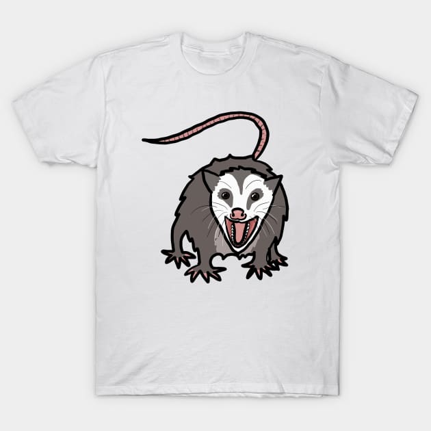 Opossum T-Shirt by RagdollMegs